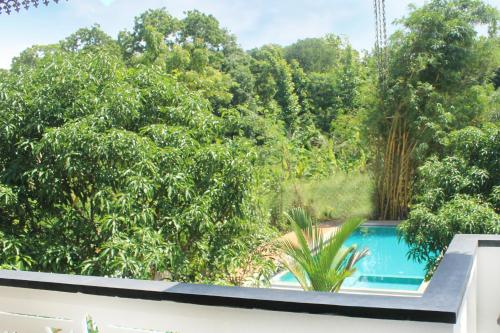 Pogled na bazen v nastanitvi Sigiriya Sun Shine Villa oz. v okolici