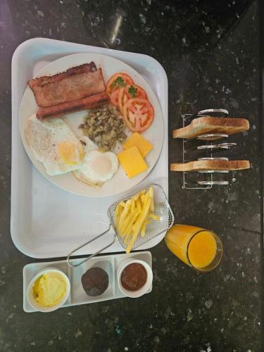 Mad på bed and breakfast-stedet eller i nærheden