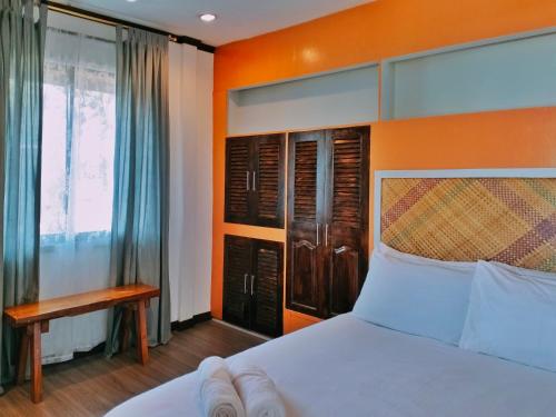 Postel nebo postele na pokoji v ubytování Molinillo Vacation Cabin