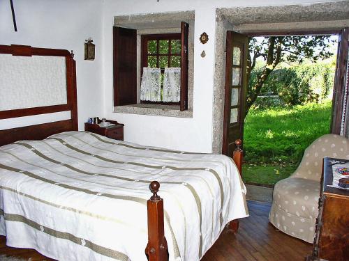 Quinta do Paco d'Anha 객실 침대