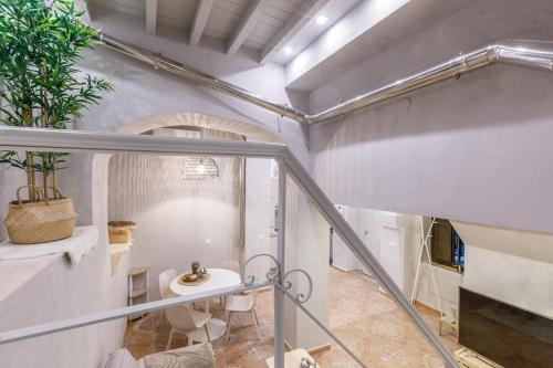En eller flere senge i et værelse på Molinillo Apartment 2 Bedrooms in Malaga Center
