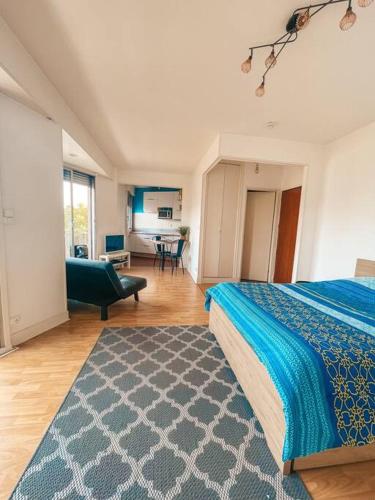 Le Bouton d or, Studio Lumineux avec vue et parking privé