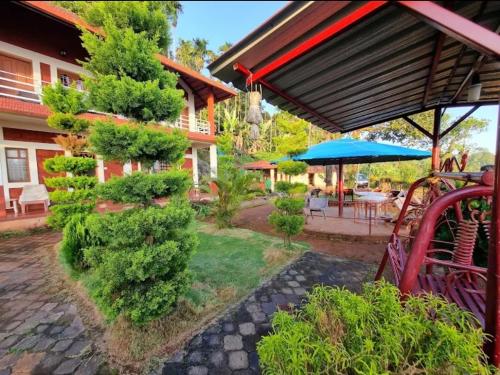 Zahrada ubytování Uttunga Homestay