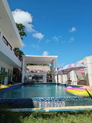 a pool at the villa sigiriya hotel at Villa Noblezza in Las Lagunas