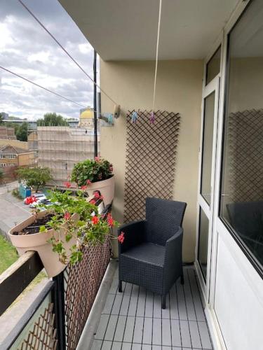 Μπαλκόνι ή βεράντα στο Entire flat, comfortable 2 double bedrooms
