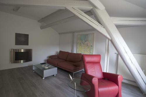 Posezení v ubytování Brauhaus Suite 19