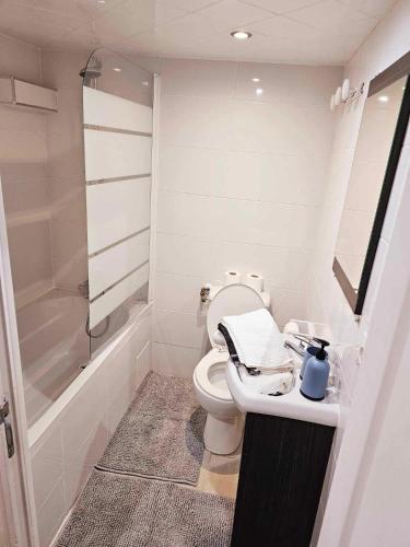 Ένα μπάνιο στο Appartement Neuf Orsay Le Guichet, proche des écoles Paris Saclay
