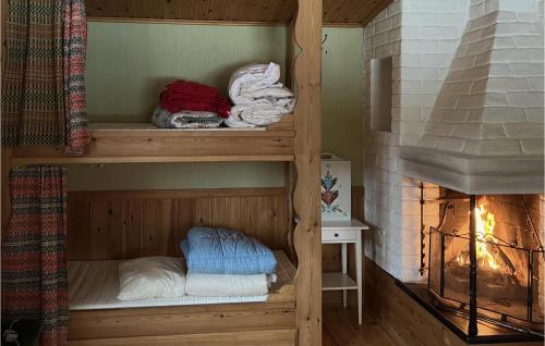Ένα ή περισσότερα κρεβάτια σε δωμάτιο στο Pet Friendly Home In Tällberg
