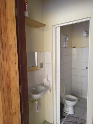 Koupelna v ubytování Casa Repousar