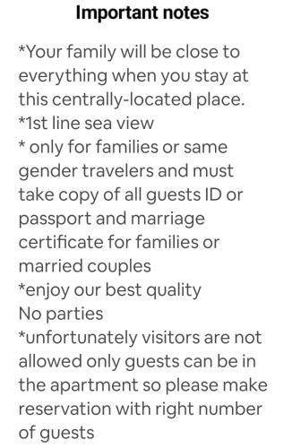 Gambar di galeri bagi Welcome sea view - families only di Alexandria