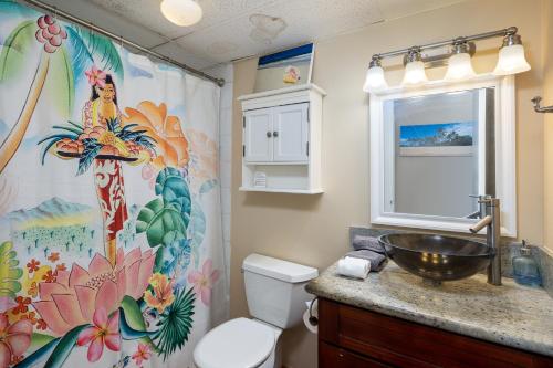 Koupelna v ubytování Royal Aloha