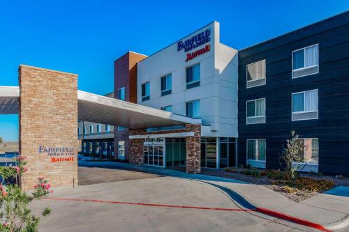a rendering of a marriott hotel at Fairfield Inn & Suites by Marriott Pecos in Pecos