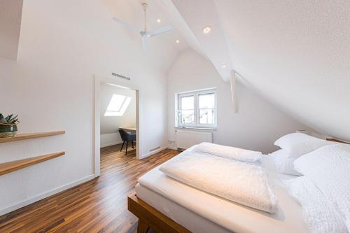 Postel nebo postele na pokoji v ubytování Pension Sonne Appartements