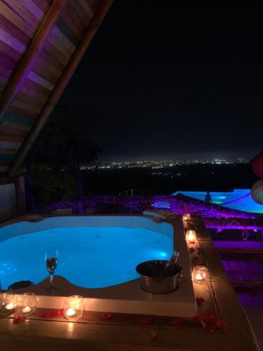 ADA MARINA, hotel campestre con la mejor vista a Cartagenaの敷地内または近くにあるプール