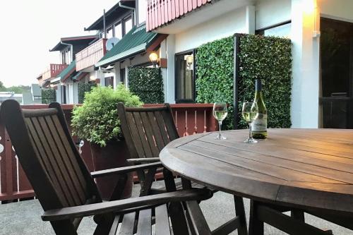 Μπαλκόνι ή βεράντα στο The Swiss Chalet Holiday Apartment 5, Bay of Islands