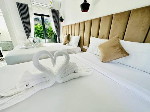 Katil atau katil-katil dalam bilik di Raing Phnom Bungalow