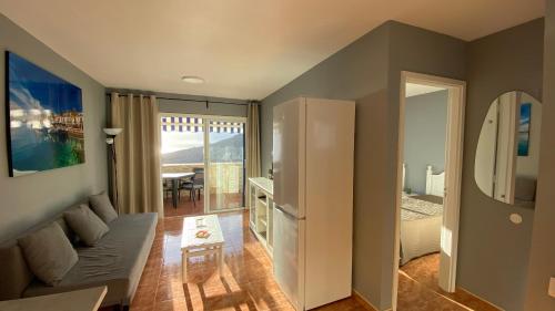 Posezení v ubytování Sea View Apartment in Patalavaca