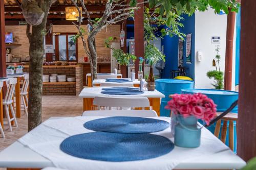 Restaurace v ubytování Pousada Villa Blu Maresias