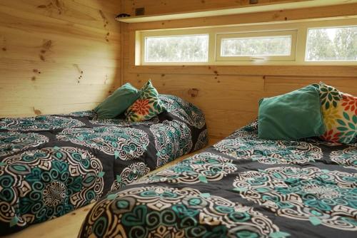 Postel nebo postele na pokoji v ubytování Cabaña Loft Pukara a 15 min de Puerto Varas