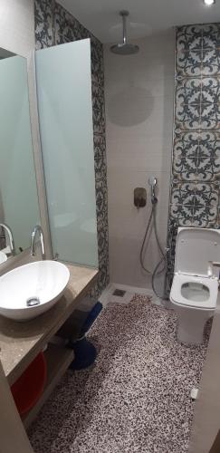 Ένα μπάνιο στο Apartments Dimitra