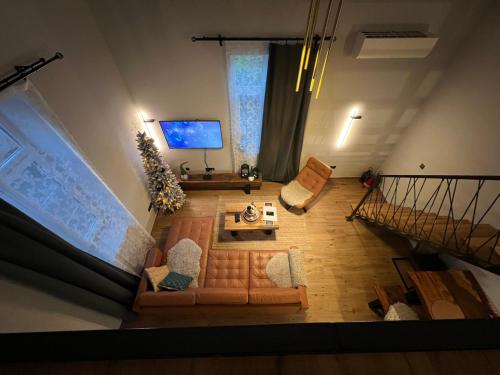 Μια τηλεόραση ή/και κέντρο ψυχαγωγίας στο Apartman Saturn