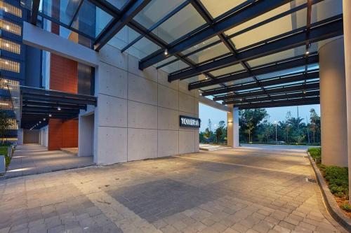 an empty parking lot in a building at Grand Medini, Iskandar Puteri, Johor in Nusajaya