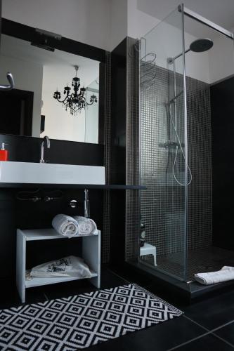 A bathroom at Suite con vista