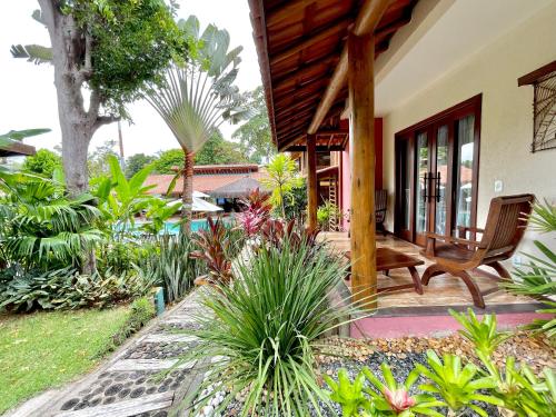 Zahrada ubytování Paraíso Ecológico Pousada & SPA