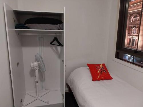 Un ou plusieurs lits dans un hébergement de l'établissement Great apartment Melbourne CBD