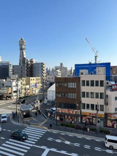 A Traditional Home with a View of Tsutenkaku