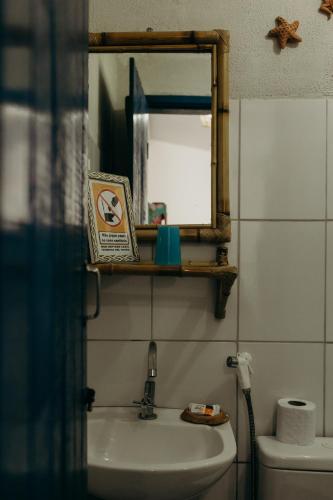 Koupelna v ubytování Pousada Nel Blu