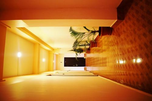 a hallway with a room with a ceiling at LILY GUEST HOUSE in Shillong