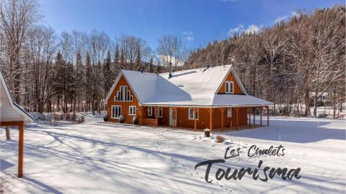 Les Chalets Tourisma - Chalet en nature avec table de billard - Le Chasse-Galerie