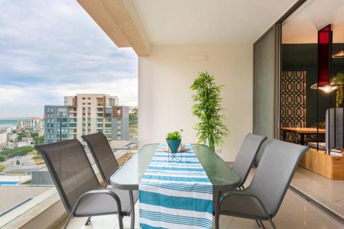 Balkón nebo terasa v ubytování Sima 2 BR Apt in Tilal El Fanar