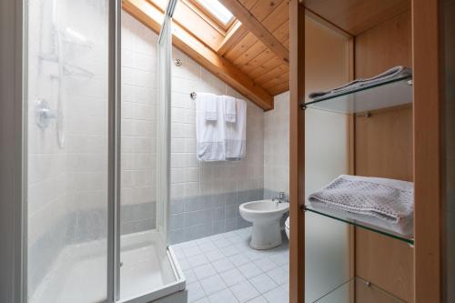 Koupelna v ubytování Chalet Vedig