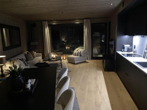 Posezení v ubytování Kikut Alpin Lodge Ski in - Ski out