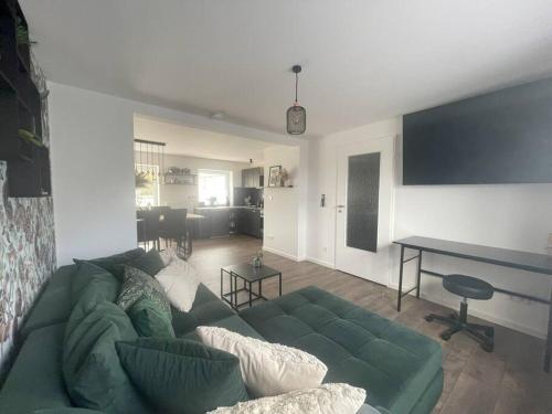 Kuchyň nebo kuchyňský kout v ubytování GRYT Home - FeWo XXL - Nähe Nordsee