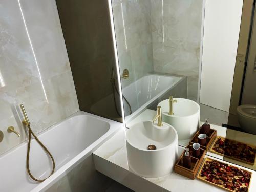 Koupelna v ubytování Luxury Apartment Wellness