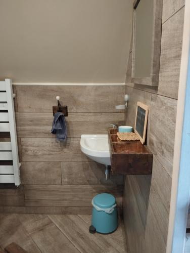 Koupelna v ubytování Gîte zen