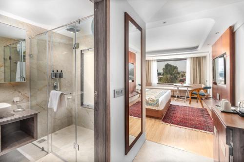 Koupelna v ubytování Hotel 11 Boulevard