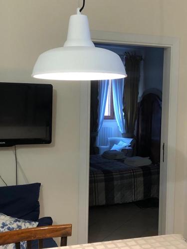 Postel nebo postele na pokoji v ubytování Torri e Campanili