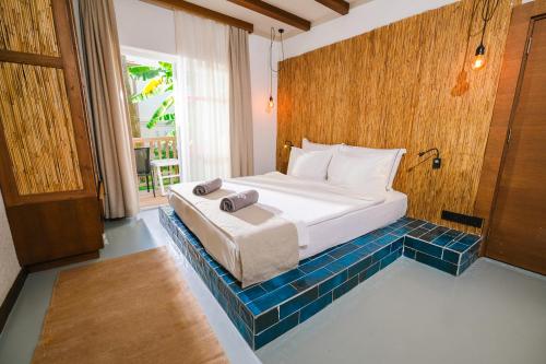 Postel nebo postele na pokoji v ubytování Very Chic Bodrum Adult Only