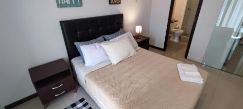 Postel nebo postele na pokoji v ubytování Estancia de Paz, Rincón Vivaldi