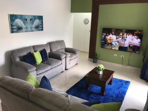 Khu vực ghế ngồi tại APARTAMENTO NIEVES 1