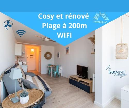 La tranquillité des flots *Wifi * Carnon Plage * Proche Montpellier