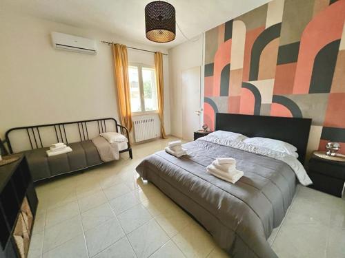 Ένα ή περισσότερα κρεβάτια σε δωμάτιο στο Villa MARIA