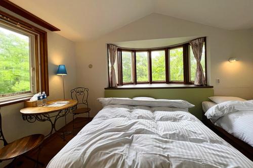 Giường trong phòng chung tại Windy Hill Morinoyado - Vacation STAY 05955v