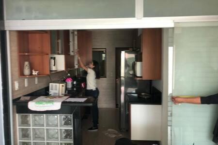 Dapur atau dapur kecil di NX Pousadas