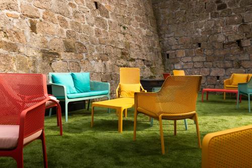 Area soggiorno di Family Apartments by ASTORIA Hotel & Medical Spa
