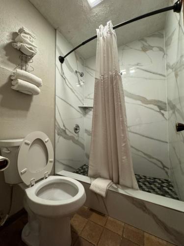 Kupaonica u objektu Ozark Inn & Suites